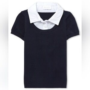 The Children’s Place Girls 2 In 1 School Uniform Sweater